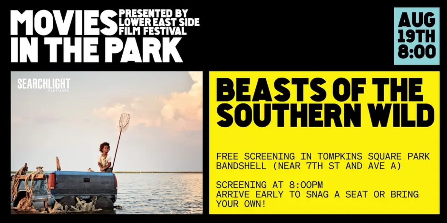 Movies in the Park: BEASTS OF THE SOUTHERN WILD