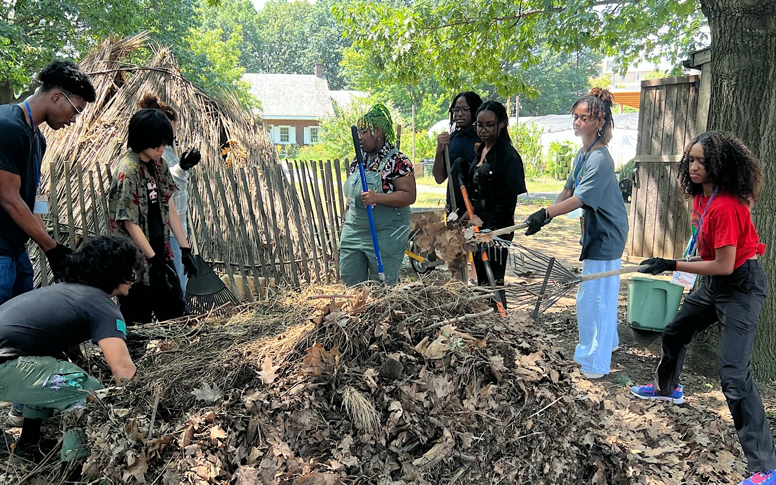 Build-a-Berm at the Wyckoff Urban Farm