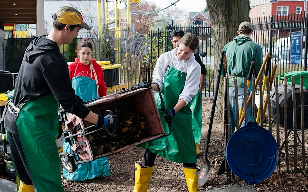 Community Work Day on the Wyckoff Urban Farm