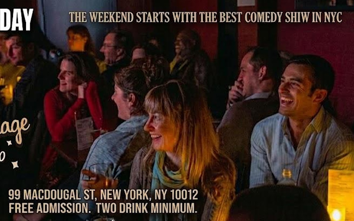 Happy Hour Free Comedy Show in NYC – First Stop Friday