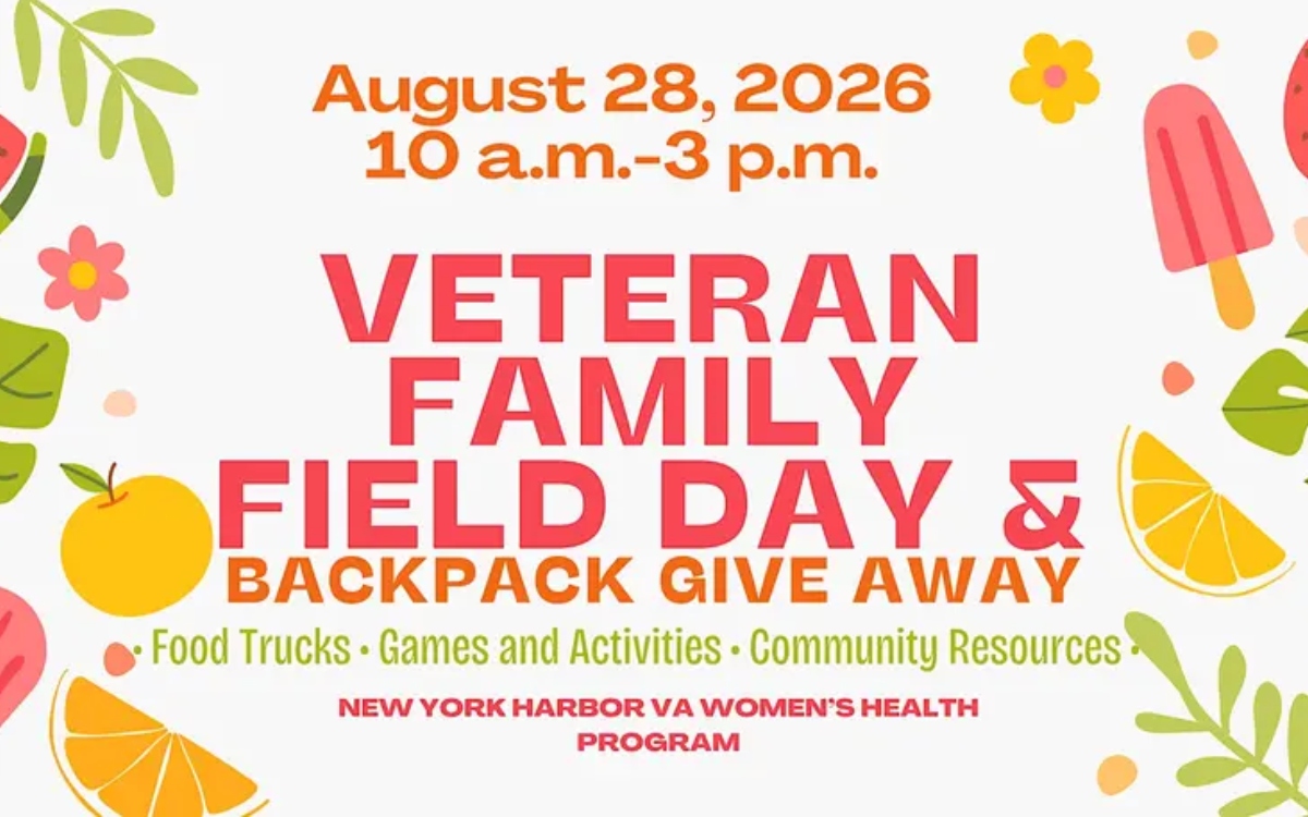 NYH VAMC Women's Health Program's Family Field Day and Backpack Give Away